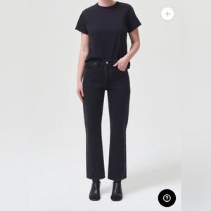 NWT AGOLDE Mid Rise Relaxed Boot